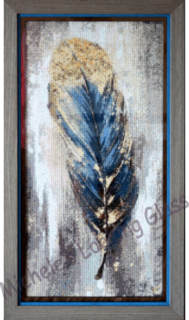 Framed beadwork