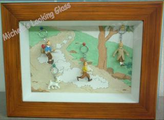 Key rings framed