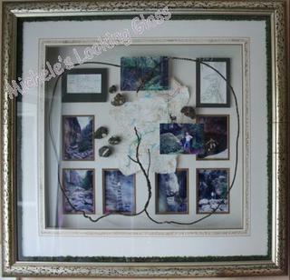 Framed memorabilia